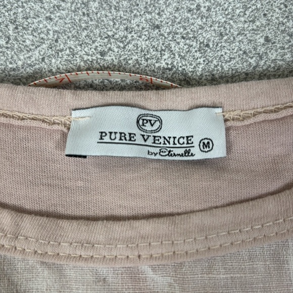 Pure Venice Pink Linen Top - Picture 6 of 9